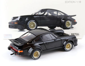 1976 PORSCHE 911 934 RSR COUPE BLACK 1:18 SCALE