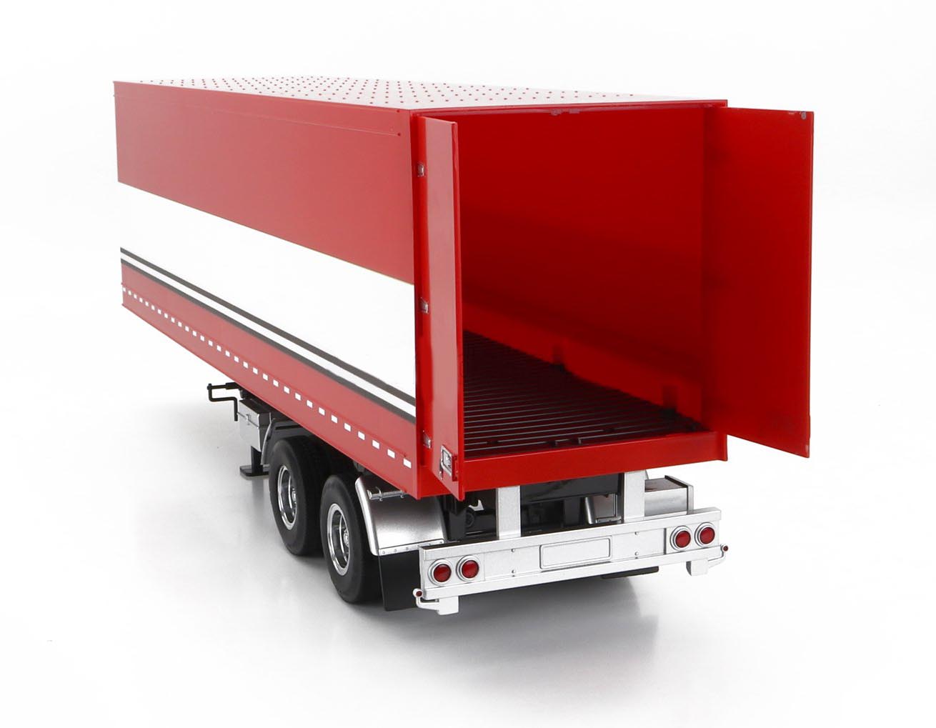 1976 KENWORTH K100 AERODYNE TRACTOR TRUCK & TRAILER RED & WHITE STRIPE