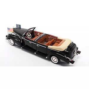 1938 CADILLAC V-16 PRESIDENTIAL LIMOUSINE 1:24 SCALE BY ROAD SIGNATURE 24028