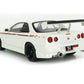 1999 NISSAN SKYLINE GT-R PEARL WHITE 1:18 SCALE BY GREENLIGHT 19049