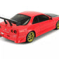 1999 NISSAN SKYLINE GT-R RED WITH LED LIGHTS 1:18 SCALE BY GREENLIGHT 19052