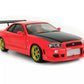 1999 NISSAN SKYLINE GT-R RED WITH LED LIGHTS 1:18 SCALE BY GREENLIGHT 19052