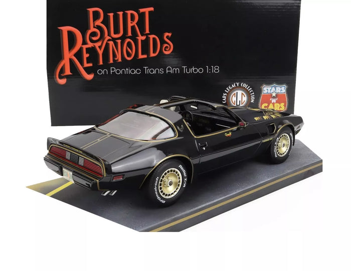 1980 PONTIAC TRANS-AM TURBO SMOKEY & BANDIT WITH BURT REYNOL FIGURE 1:18 SCALE.