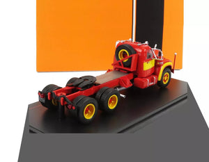 1953 MACK B61 TRACTOR TRUCK 3-ASSI RED 1:43 SCALE