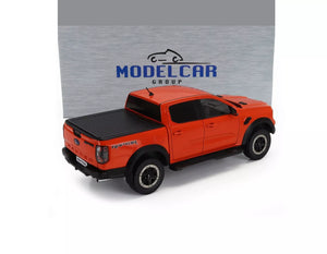 2023 FORD USA RANGER RAPTOR PICK-UP DOUBLE CABINE ORANGE 1:18 SCALE