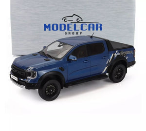 2023 FORD USA RANGER RAPTOR PICK-UP DOUBLE CABINE BLUE 1:18 SCALE