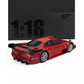 1998 MERCEDES BENZ CLK-GTR SUPER SPORT RED 1:18 SCALE