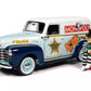 1948 CHEVROLET PANEL POLICE VAN & MR. MONOPOLY FIGURE 1:18 Scale by AUTOWORLD AWSS129