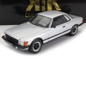 1985 MERCEDES BENZ S-CLASS 500SLC 6.0 AMG (C107) SILVER 1:18 SCALE