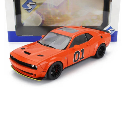 2023 DODGE CHALLENGER R/T SCAT PACK "'N 01 DUKES OF HAZZARD'" ORANGE 1:18 SCALE