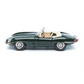 1961 JAGUAR E TYPE CONVERTIBLE GREEN 1:18 SCALE