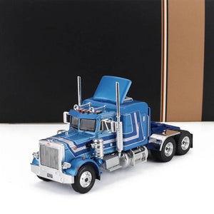 1973 PETERBILT 359 TRACTOR TRUCK 3-ASSI BLUE WHITE 1:64 SCALE