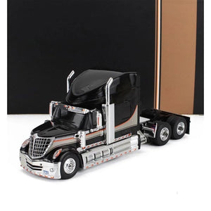 2010 INTERNATIONAL LONESTAR TRACTOR TRUCK 3-ASSI BLACK 1:64 SCALE