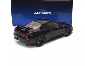 2002 NISSAN NISMO R34 GT-R Z-TUNE RHD BLACK PEARL 1:18 SCALE