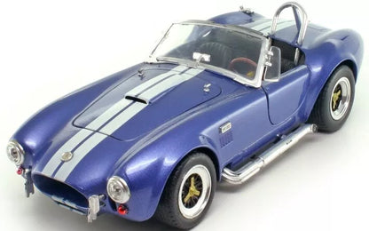 1964 SHELBY COBRA 427 S/C BLUE 1:18 SCALE MODEL CAR BY ROAD SIGNATURE 92058