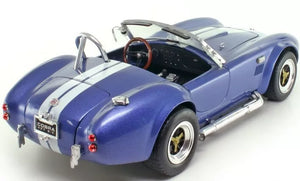 1964 SHELBY COBRA 427 S/C BLUE 1:18 SCALE MODEL CAR BY ROAD SIGNATURE 92058