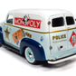 1948 CHEVROLET PANEL POLICE VAN & MR. MONOPOLY FIGURE 1:18 Scale by AUTOWORLD AWSS129