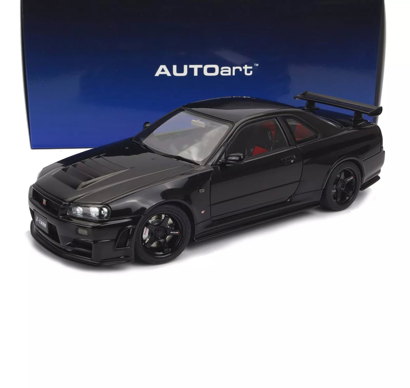 2002 NISSAN NISMO R34 GT-R Z-TUNE RHD BLACK PEARL 1:18 SCALE