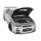 2002 NISSAN NISMO R34 GT-R Z-TUNE RHD SILVER 1:18 SCALE