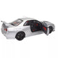 2002 NISSAN NISMO R34 GT-R Z-TUNE RHD SILVER 1:18 SCALE