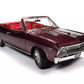 1967 CHEVROLET CHEVELLE SS 396 CONVERTIBLE MCACN MAROON 1:18 AUTOWORLD AMM1244