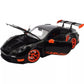 2022 PORSCHE 911 992 GT3 RS COUPE BLACK WITH ORANGE RIMS 1:18 SCALE