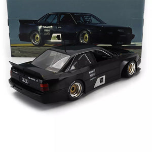 1987 AUDI 200 QUATTRO TEAM AUDI SPORT TEST CAR MATTE BLACK 1:18 SCALE
