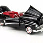 1949 BUICK ROADMASTER BLACK W/RED INTERIOR 1:18 DIECAST MODEL CAR MOTORMAX 73116