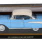 1957 CHEVROLET BEL AIR LIGHT BLUE 1:18 DIECAST MODEL CAR BY ROAD SIGNATURE 92109