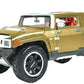 2008 HUMMER HX CONCEPT GOLD METALLIC 1:18 SCALE