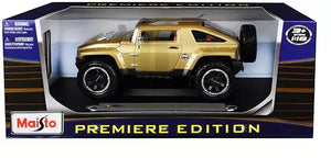 2008 HUMMER HX CONCEPT GOLD METALLIC 1:18 SCALE