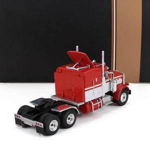 1973 PETERBILT 359 TRACTOR TRUCK 3-ASSI RED WHITE 1:64 SCALE