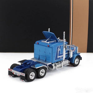 1973 PETERBILT 359 TRACTOR TRUCK 3-ASSI BLUE WHITE 1:64 SCALE