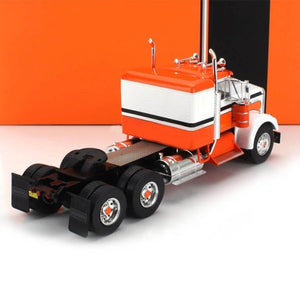 1970 KENWORTH W925 TRACTOR TRUCK 3-ASSI ORANGE WHITE 1:43 SCALE