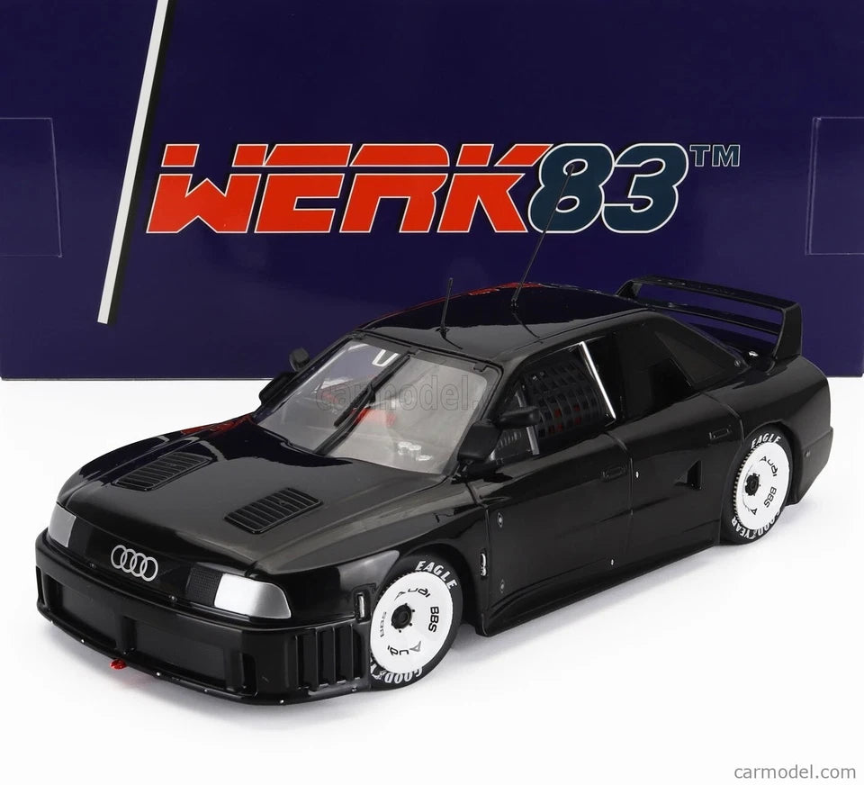 1989 AUDI 90 IMSA GTO TEST CAR MATTE BLACK 1:18 SCALE