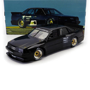 1987 AUDI 200 QUATTRO TEAM AUDI SPORT TEST CAR MATTE BLACK 1:18 SCALE