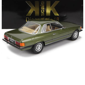 1980 MERCEDES BENZ SL-CLASS 450SLC COUPE (C107) GREEN MET 1:18 SCALE