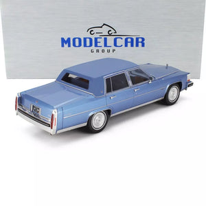 1982 CADILLAC FLEETWOOD BROUGHAM LIGHT BLUE MET 1:18 SCALE